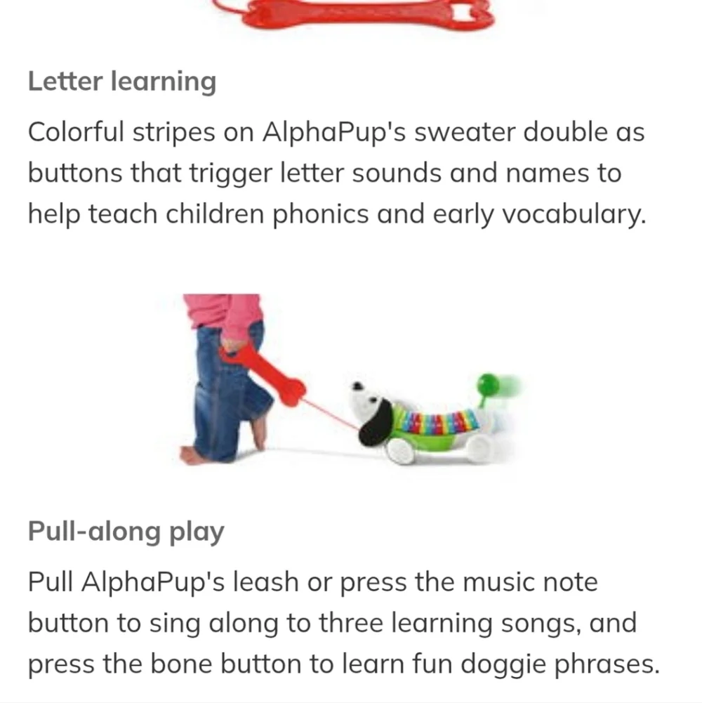 Leapfrog Alphapup Phonics Learning Toy